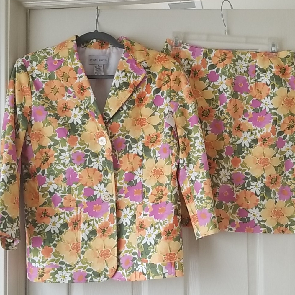 Nwt Floral Suit